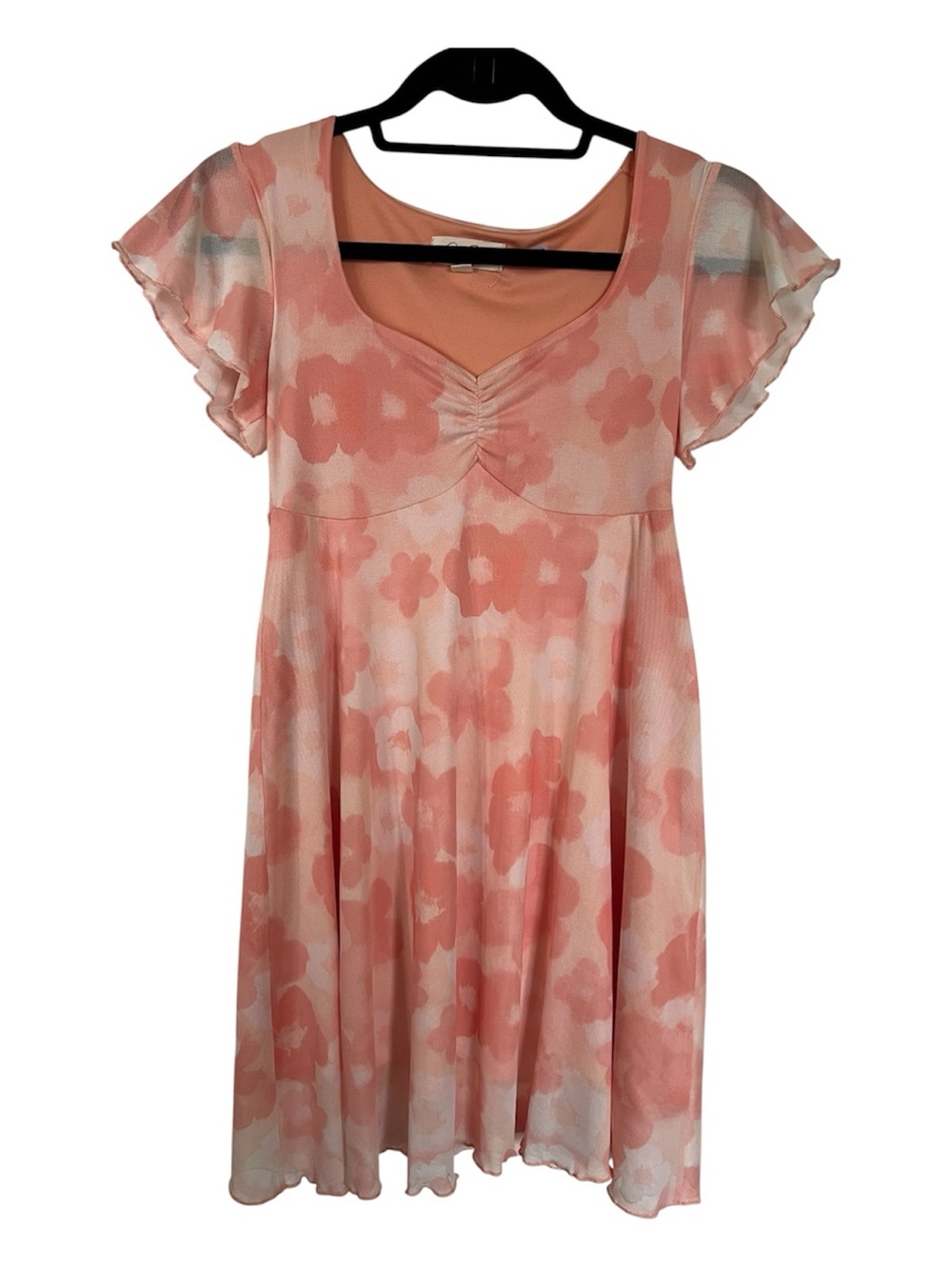 Jessica Simpson Coral Peach Shift Dress